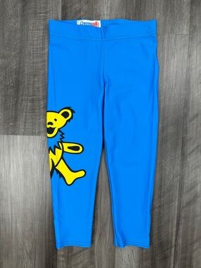 Section 119 Grateful Dead Electric Blue Dancing Bear Capri Leggings (NWOT) - XS